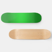 Hellgrüne Steigung - SmaragdGrüntöne-Schablone B Skateboard (Horizontal)
