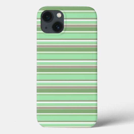 Hellgrüne Streifen Case-Mate iPhone-Hülle iPhone Hülle (Rückseite)