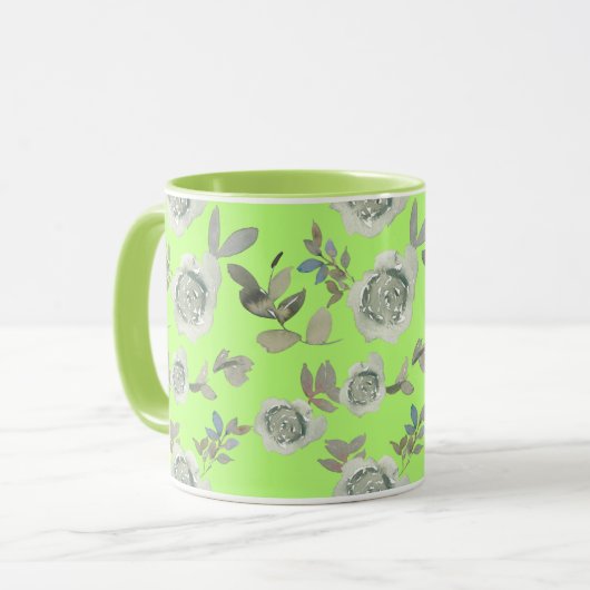 Hellgrüne Tasse (Vorderseite Links)