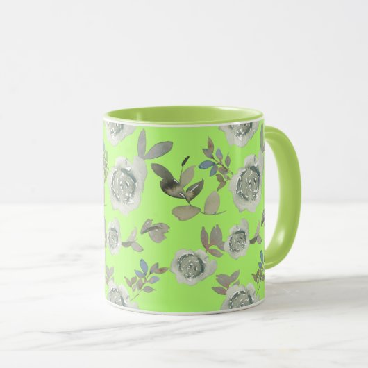 Hellgrüne Tasse (VorderseiteRechts)