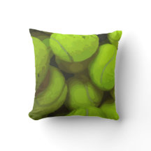 Hellgrüne Tennisbälle