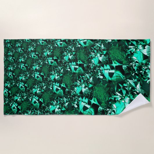 Hellgrüne Töne und ähnlich wie Prägung Strandtuch (Vorderseite)