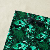 Hellgrüne Töne und ähnlich wie Prägung Strandtuch (Beispiel)