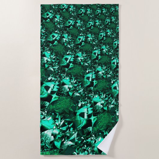 Hellgrüne Töne und ähnlich wie Prägung Strandtuch (Vorderseite)