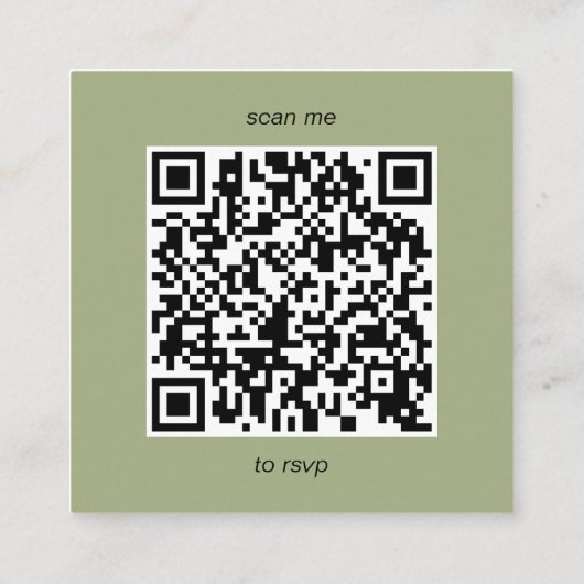 Hellgrüne Trendtypografie-UAWG Begleitkarte (Rückseite)