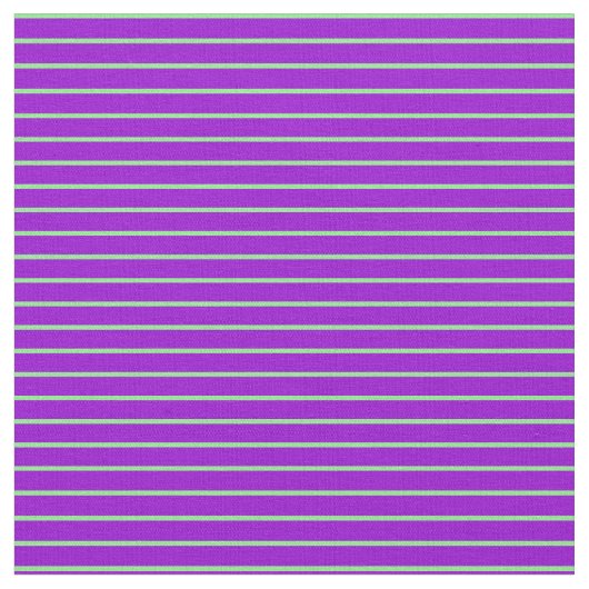 Hellgrüne und dunkle violette Streifen Stoff (Nahaufnahme)