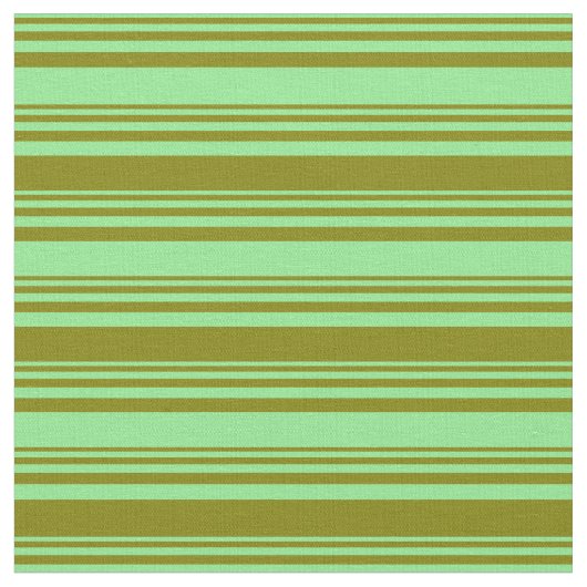 Hellgrüne und grüne Streifen Stoff (Nahaufnahme)