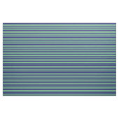 Hellgrüne und Midnight Blue Streifen Stoff (Fat Quarter (45,7 x 55,9 cm))