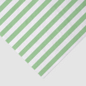 Hellgrüne und weiße Streifen Seidenpapier (Ausschnitt)