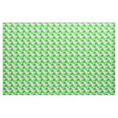 Hellgrünen Kleeblatt-St Patrick Tagesgewebe Stoff (Yard (91,4 cm))