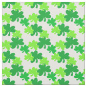 Hellgrünen Kleeblatt-St Patrick Tagesgewebe Stoff (Muster)