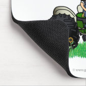 Hellgrüner Bauer Mousepad (Ecke)