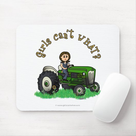 Hellgrüner Bauer Mousepad (Mit Mouse)