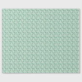 Hellgrüner Edelstein Geschenkpapier (Flach)