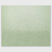 Hellgrüner falscher Glitter Geschenkpapier (Flach)
