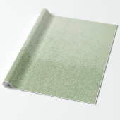 Hellgrüner falscher Glitter Geschenkpapier (Ungerollt)