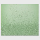 Hellgrüner falscher Glitter Geschenkpapier (Flach)