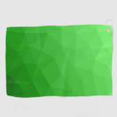 Hellgrüner Farbverlauf geometrisches Maschenmuster Golfhandtuch (Horizontal)