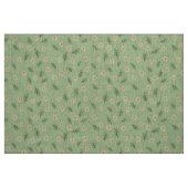 Hellgrüner Gänseblümchen-Botanik-Naturleinenstoff Stoff (Fat Quarter (45,7 x 55,9 cm))