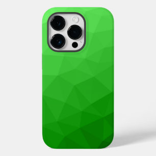 Hellgrüner geometrischer Maschenverlauf mit hellem Case-Mate iPhone 14 Pro Hülle