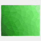 Hellgrüner geometrischer Maschenverlauf mit hellem Fleecedecke (Vorderseite (Horizontal))
