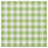 Hellgrüner Gingham kariert Stoff (Nahaufnahme)