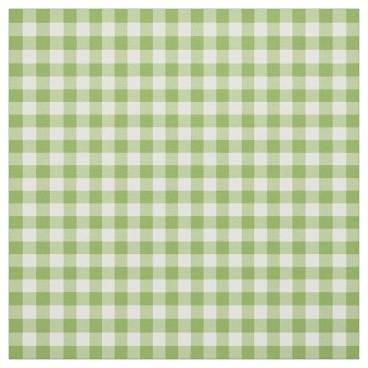 Hellgrüner Gingham kariert Stoff (Muster)