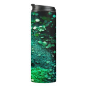 Hellgrüner Glitzer Thermal Tumbler 12oz Thermosbecher (Nach rechts gedreht)