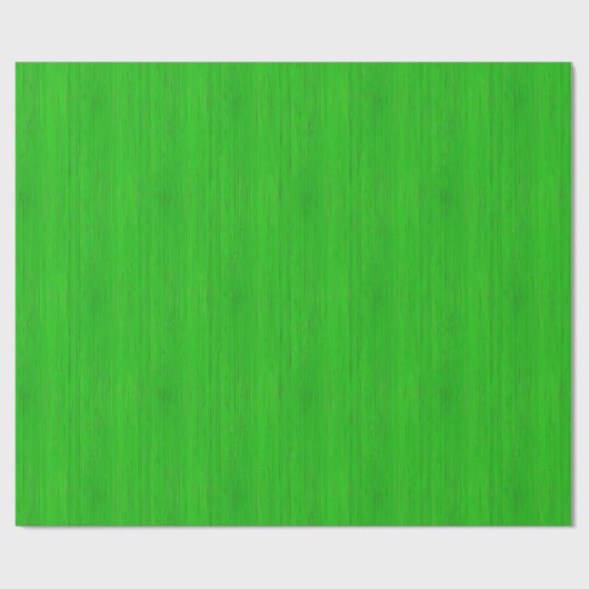 Hellgrüner hölzerner Korn-Bambusblick Geschenkpapier (Flach)