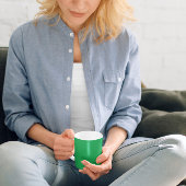 Hellgrüner Kaffee Tasse