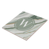 Hellgrüner Marmorteppich Grüner Aquamariner Stein Fliese (Seite)