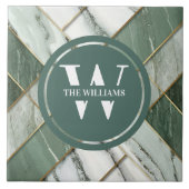 Hellgrüner Marmorteppich Grüner Aquamariner Stein Fliese (Vorderseite)