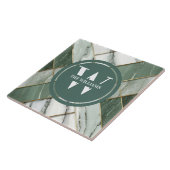 Hellgrüner Marmorteppich Grüner Aquamariner Stein Fliese (Seite)