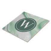 Hellgrüner Marmorteppich Grüner Aquamariner Stein Fliese (Seite)