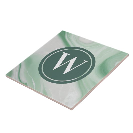 Hellgrüner Marmorteppich Grüner Aquamariner Stein Fliese (Seite)