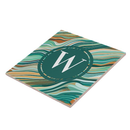 Hellgrüner Marmorteppich Grüner Aquamariner Stein Fliese (Seite)