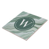 Hellgrüner Marmorteppich Grüner Aquamariner Stein Fliese (Seite)