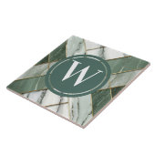 Hellgrüner Marmorteppich Grüner Aquamariner Stein Fliese (Seite)