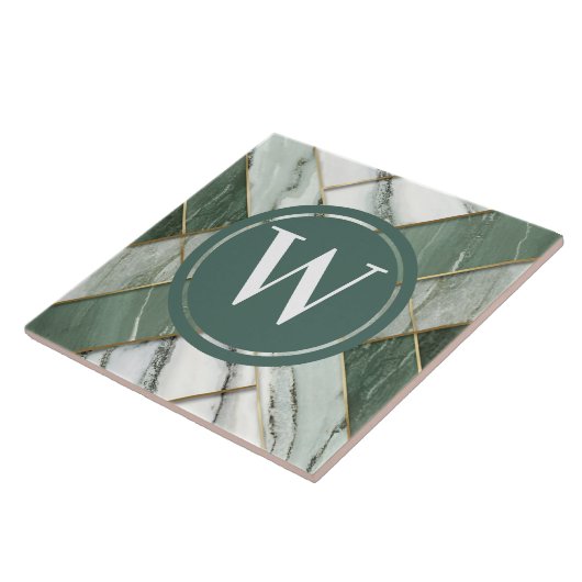 Hellgrüner Marmorteppich Grüner Aquamariner Stein Fliese (Seite)