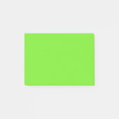 Hellgrüner Stern-Staub Post-it Klebezettel (Vorderseite)