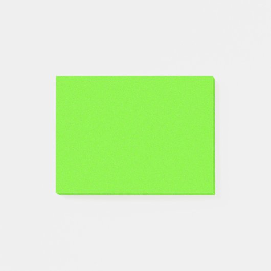 Hellgrüner Stern-Staub Post-it Klebezettel (Vorderseite)