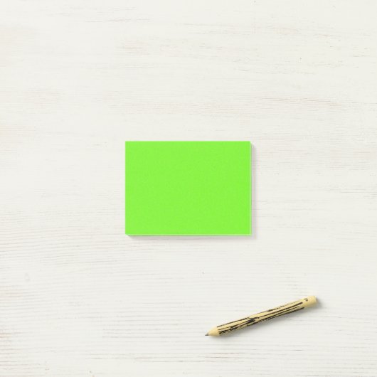 Hellgrüner Stern-Staub Post-it Klebezettel (Auf Schreibtisch)