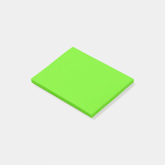 Hellgrüner Stern-Staub Post-it Klebezettel (angewinkelt)