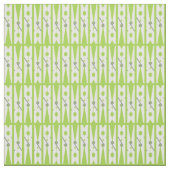 Hellgrüner und weißer Clothespin gemustert Stoff (Muster)