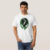 Hellgrünes alien T-Shirt (Vorne ganz)