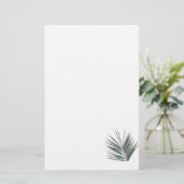 Hellgrünes Blatt Briefpapier (Stehend Vorderseite)