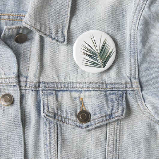 Hellgrünes Blatt Button (Beispiel)