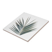 Hellgrünes Blatt Fliese (Seite)