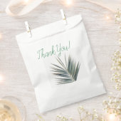 Hellgrünes Blatt Geschenktütchen (Ausgeschnitten)