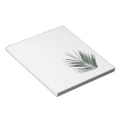 Hellgrünes Blatt Notizblock (angewinkelt)